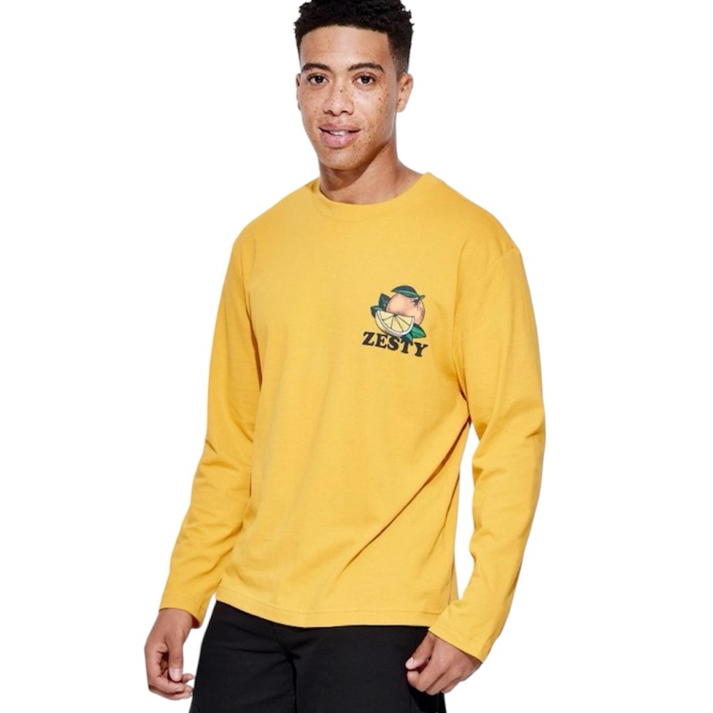 Original Use Men's Zesty Cotton Long Sleeve Shirt- Small